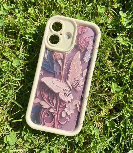 3D Butterfly Designer Mobile Case For IPHONE 17