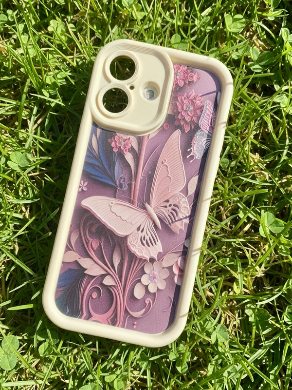 3D Butterfly Designer Mobile Case For IPHONE 17
