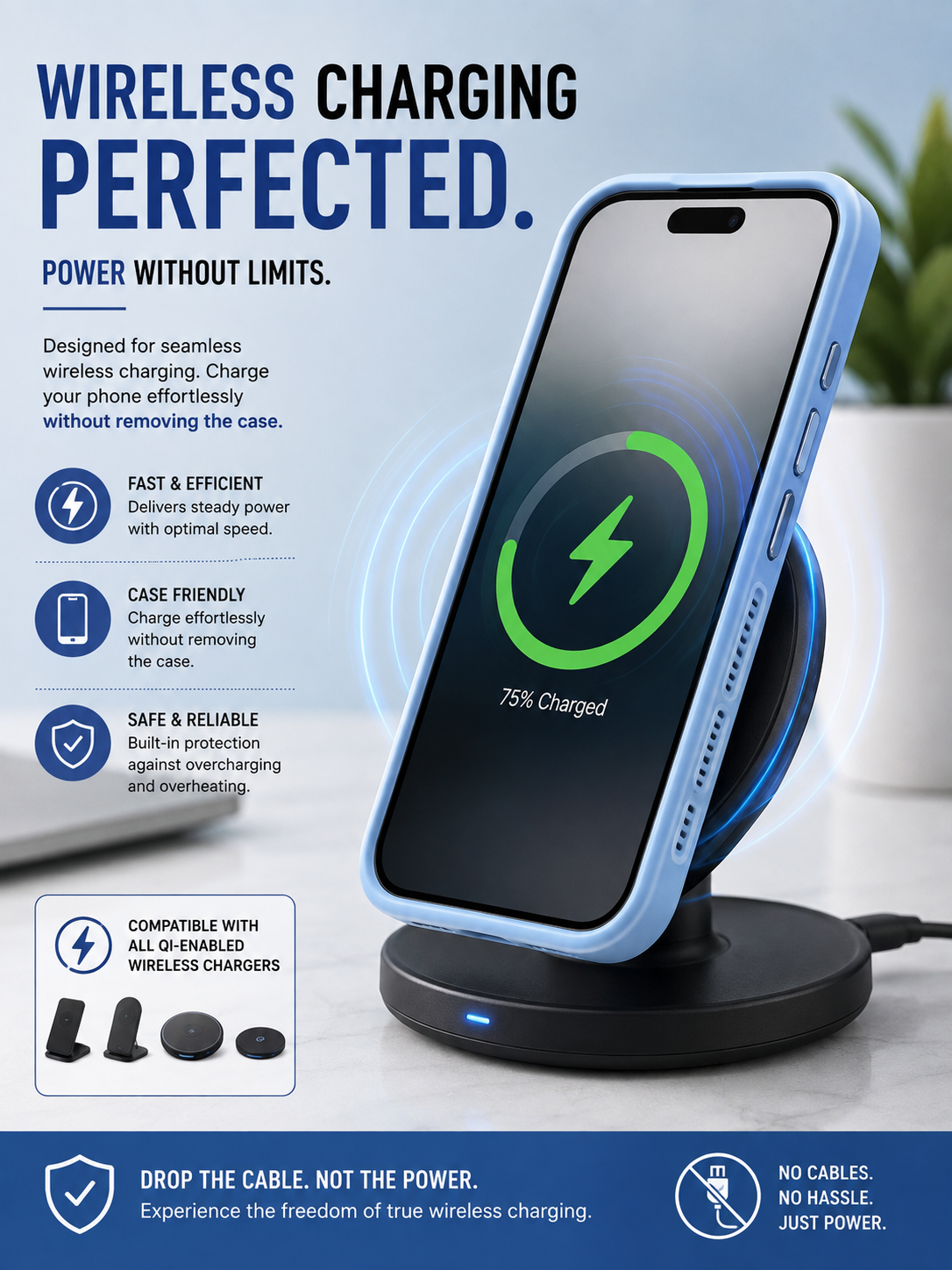 Breathable Wireless Charging Back Cover for iPhone 18 Series