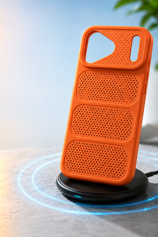Breathable Wireless Charging Back Cover for iPhone 18 Series