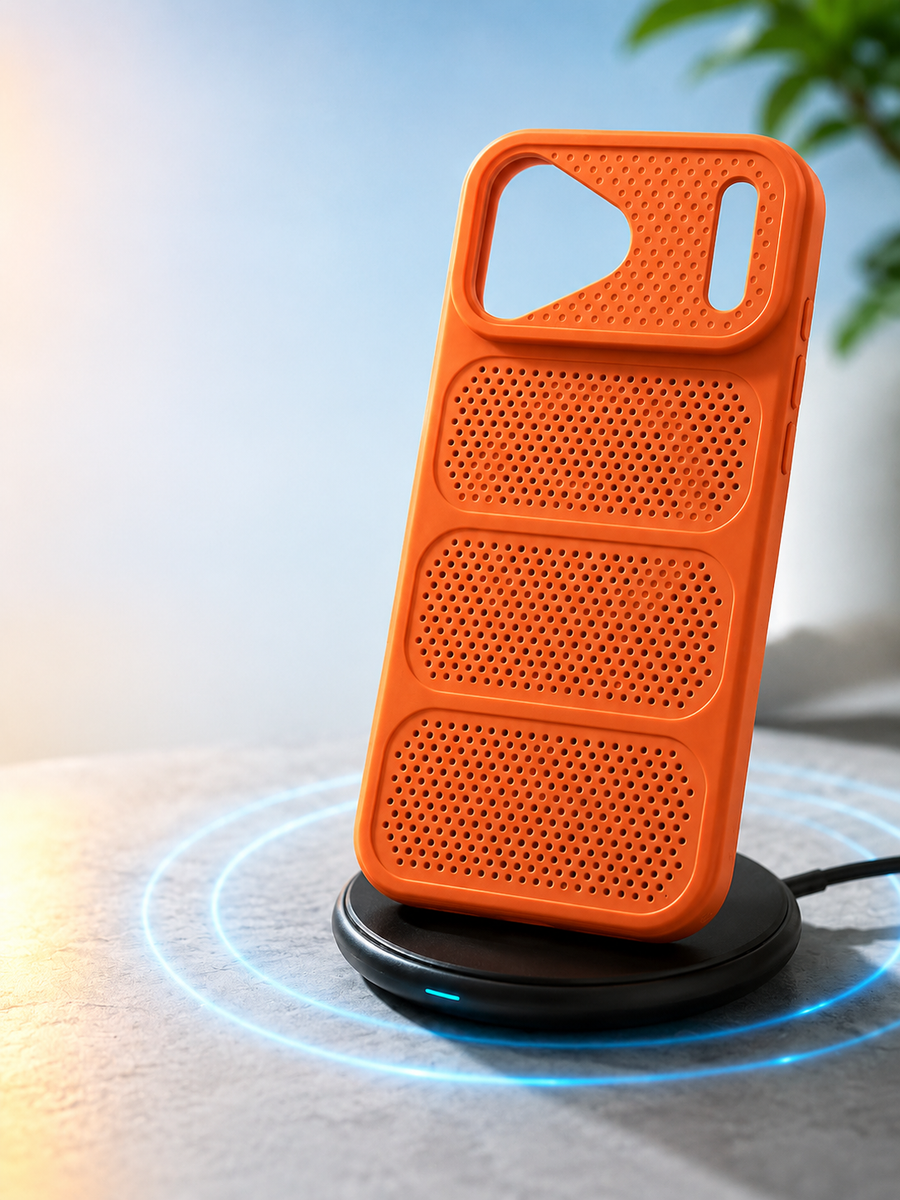 Breathable Wireless Charging Back Cover for iPhone 18 Series