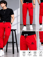 Men’s Premium Free Size Cup Style Track Pants with Side Pockets (Fits Size 30 to 34)