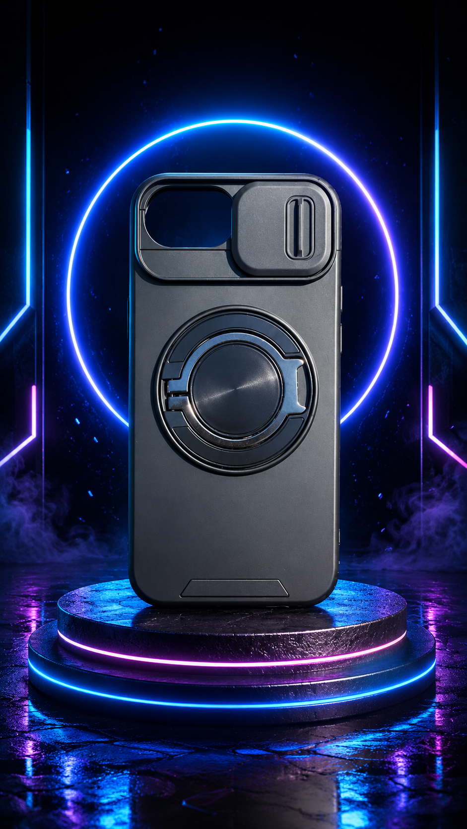 Magnetic Ring Armor Phone Case Cover For IPHONE 16 Series