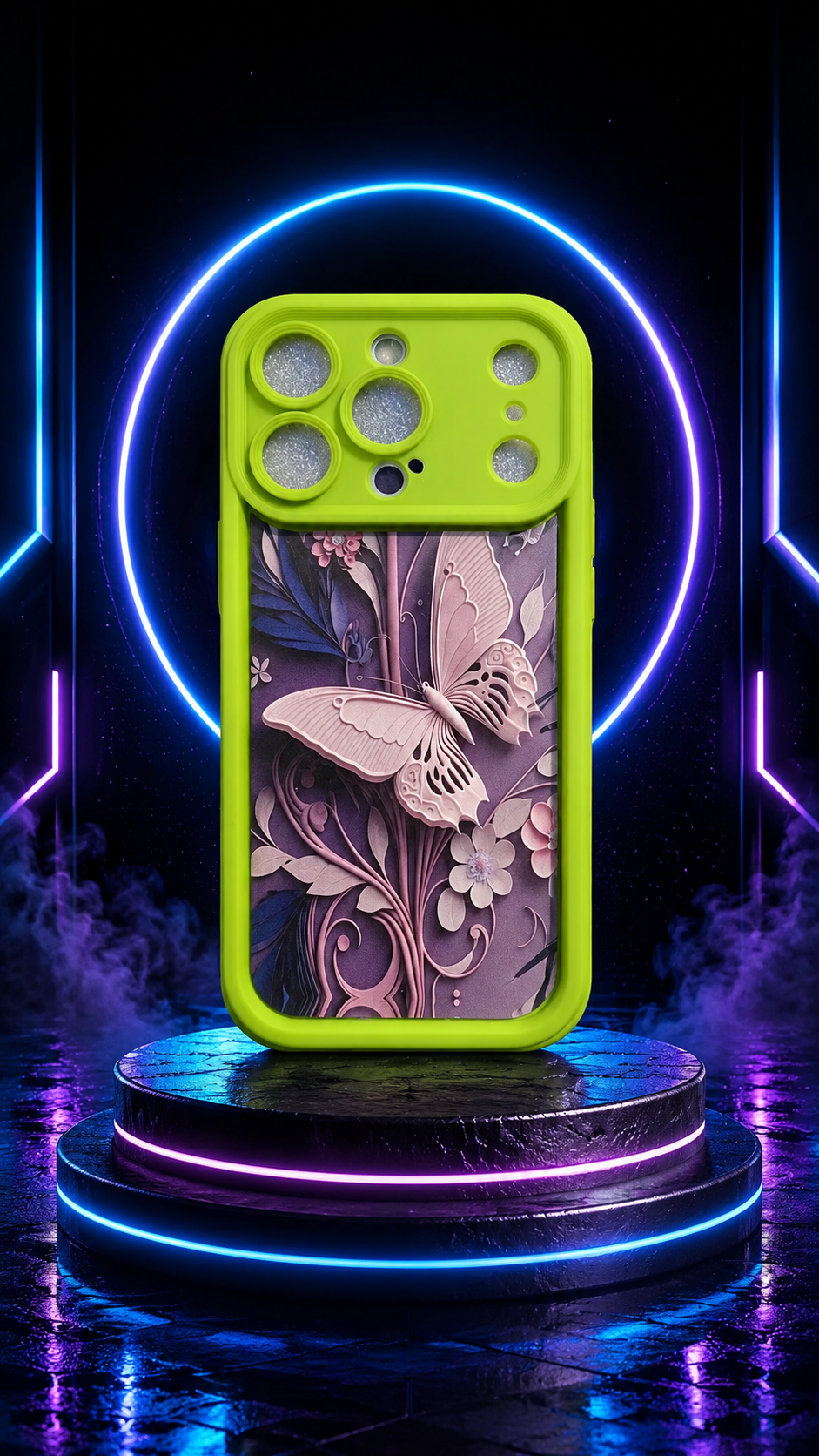 3D Butterfly Designer Mobile Case For IPHONE 17 PRO MAX