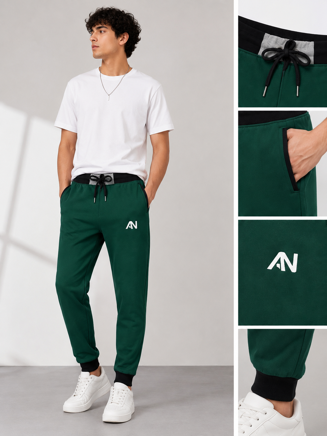 Men’s Premium Free Size Cup Style Track Pants with Side Pockets (Fits Size 30 to 34)