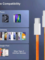 60W Fast Charging Cable Type C To C With Sim Removal Tool