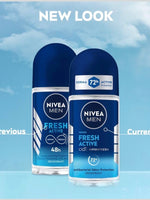 NIVEA MEN Fresh Active Anti-Perspirant Roll-On – 50ml