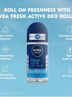 NIVEA MEN Fresh Active Anti-Perspirant Roll-On – 50ml