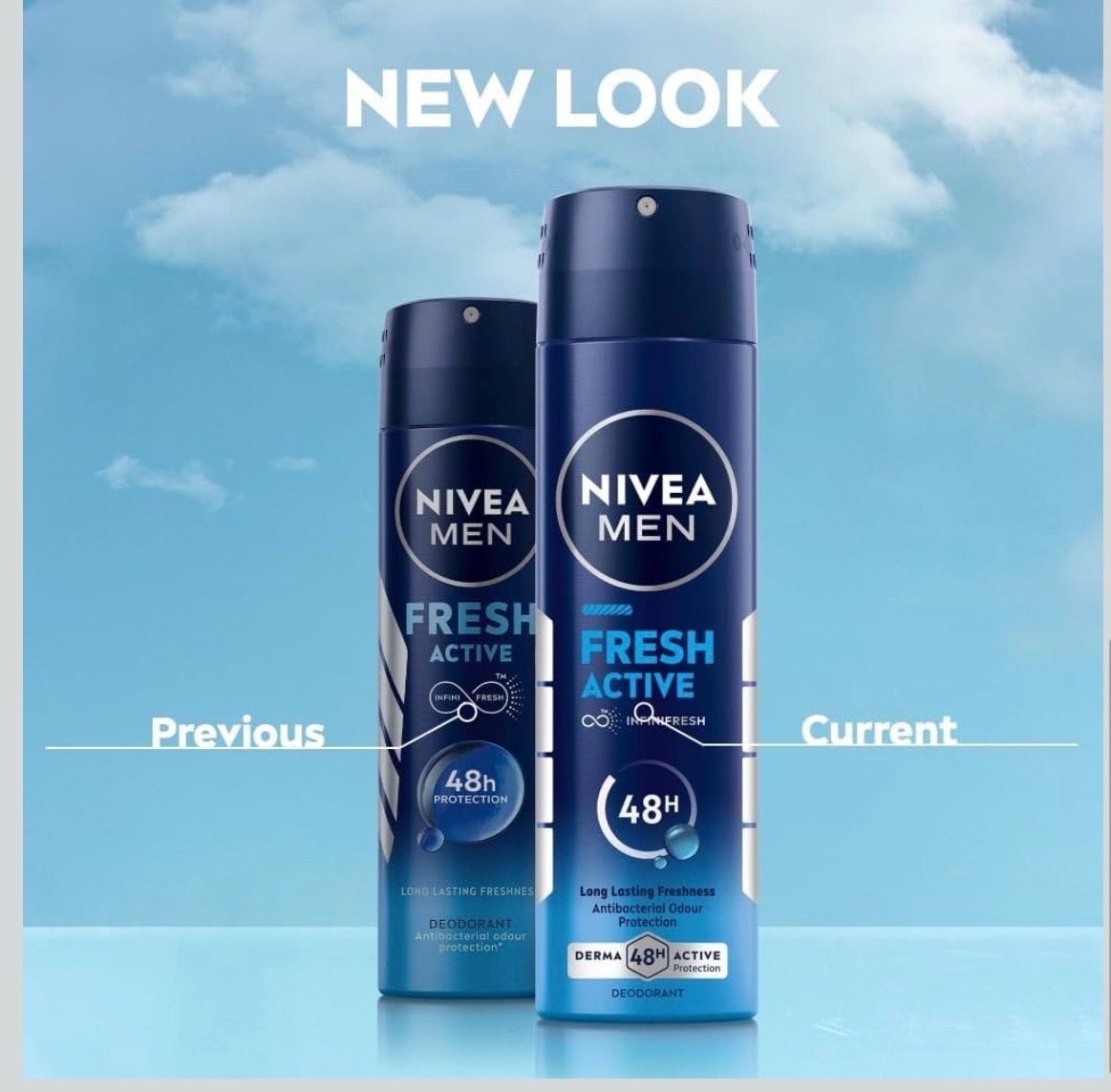 NIVEA MEN Fresh Active Deodorant – 48H | 150ml