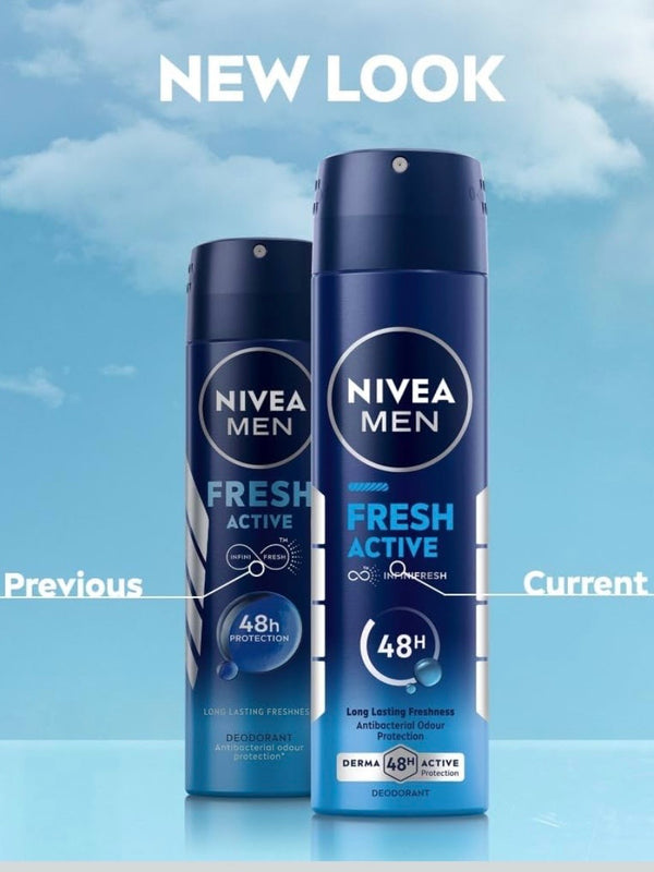 NIVEA MEN Fresh Active Deodorant – 48H | 150ml
