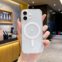 Transparent Anti Yellow Wireless Charging Back Cover for iPhone 18 Series