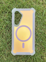 Gradient Color Shifting Wireless Charging case for Samsung S25 Series
