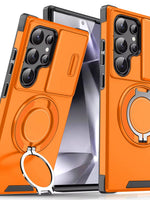 Magnetic Ring Armor Phone Case Cover For Samsung Galaxy S24 Series