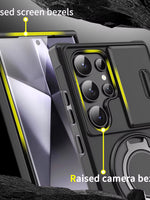 Magnetic Ring Armor Phone Case Cover For Samsung Galaxy S24 Series