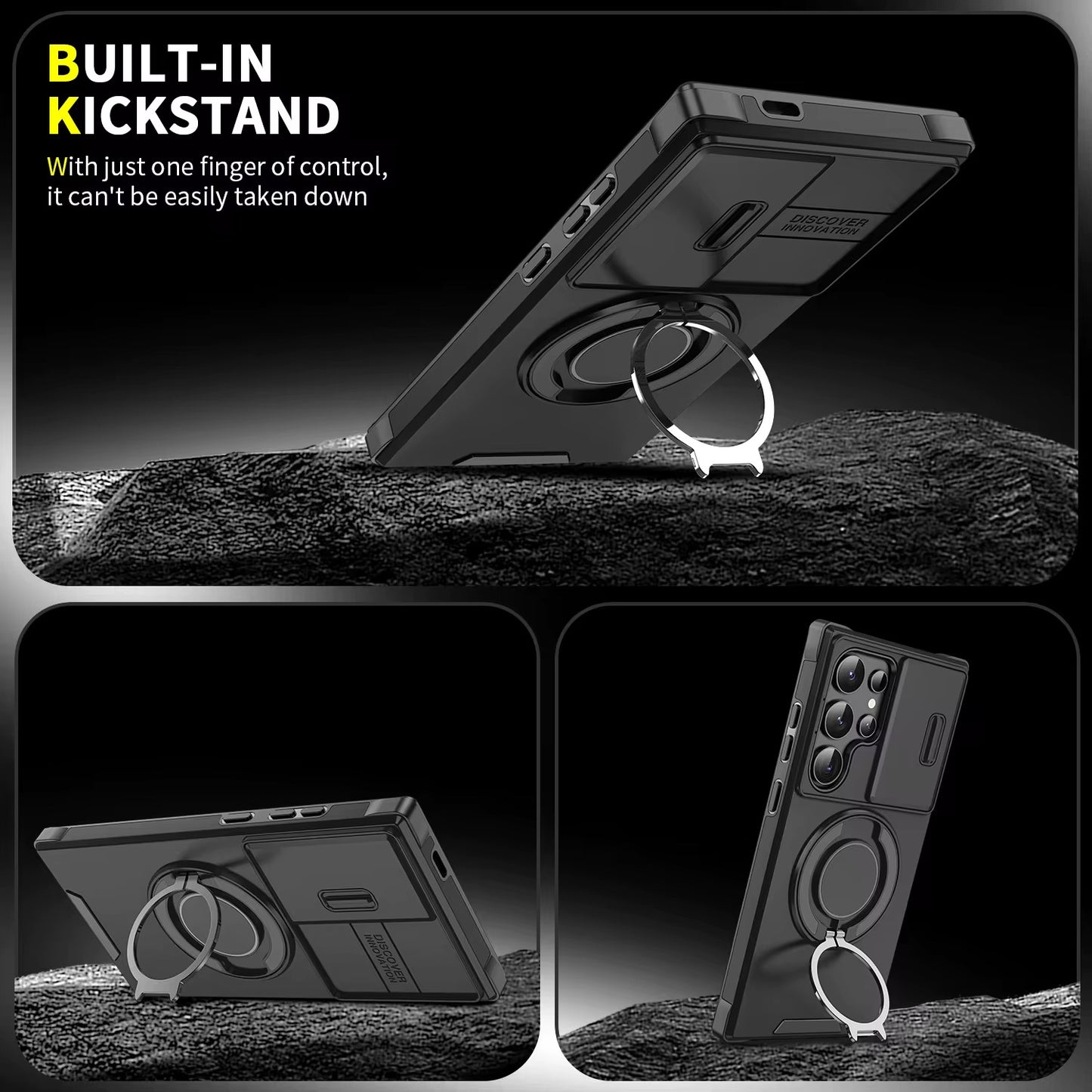 Magnetic Ring Armor Phone Case Cover For IPHONE 14 Series