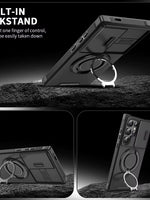 Magnetic Ring Armor Phone Case Cover For Samsung Galaxy S24 Series