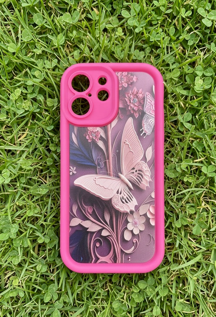 3D Butterfly Designer Mobile Case For IPHONE 17