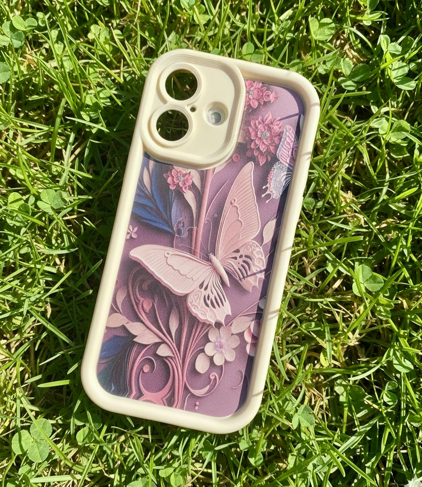 3D Butterfly Designer Mobile Case For IPHONE 17