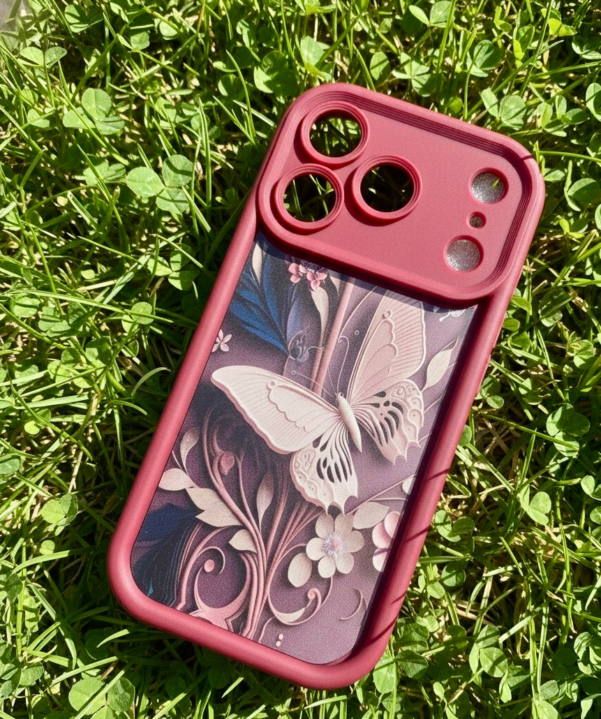 3D Butterfly Designer Mobile Case For IPHONE 17 PRO