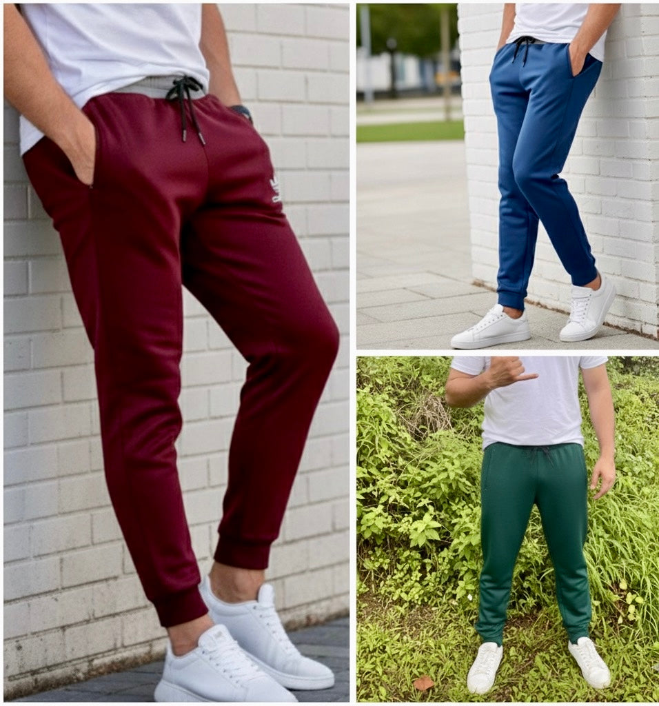 Men’s Premium Free Size Cup Style Track Pants with Side Pockets (Fits Size 30 to 34)