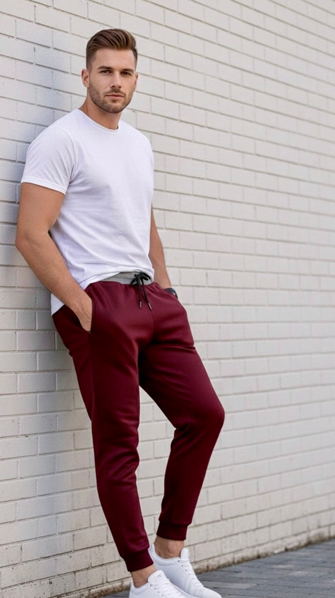 Men’s Premium Free Size Cup Style Track Pants with Side Pockets (Fits Size 30 to 34)