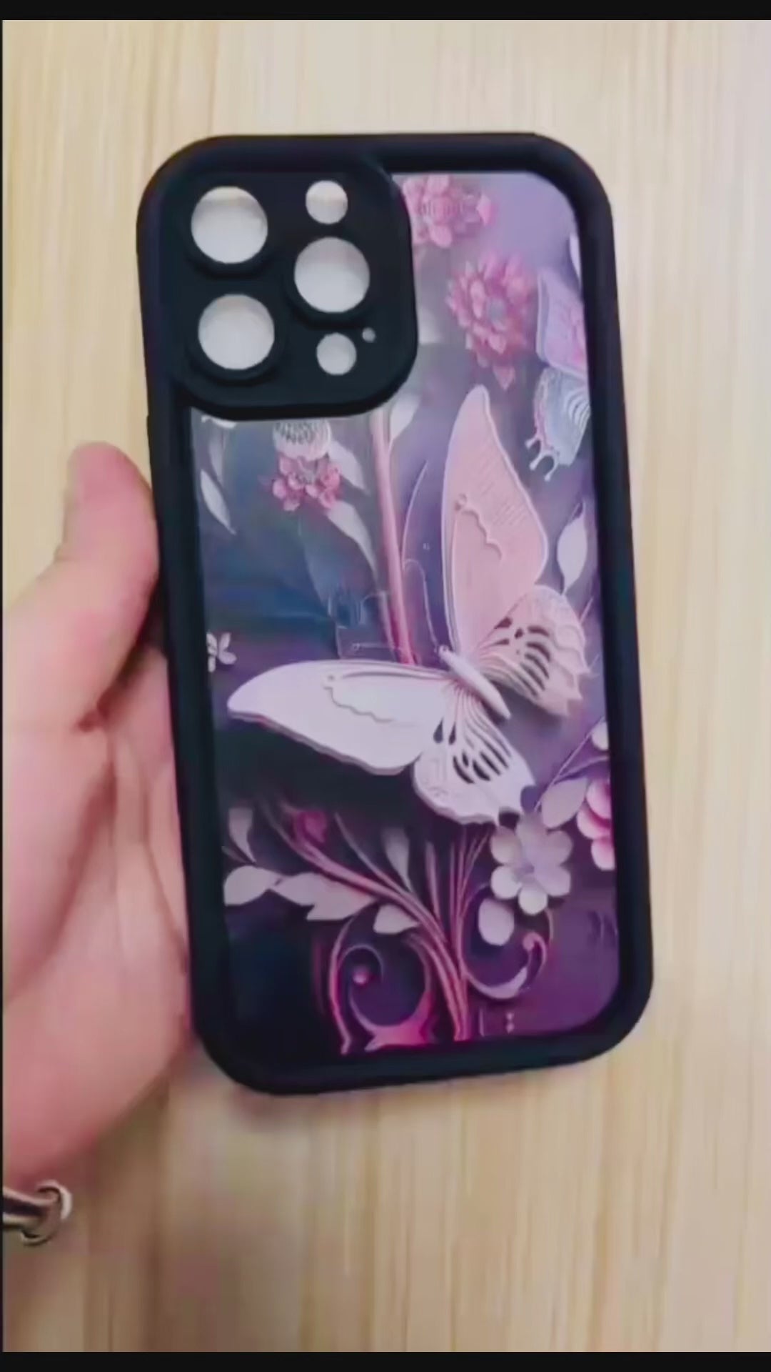 3D Butterfly Designer Mobile Case For IPHONE 17 Air